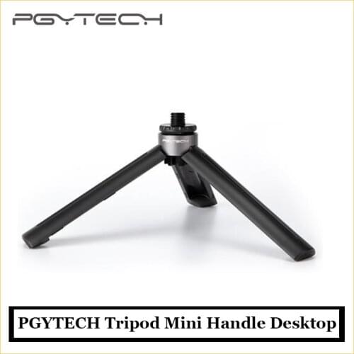 PGYTECH Tripod Mini Handle Desktop For DJI OSMO Pocket GoPro Osmo Action Camera 1/4 thread port for expansion in stock