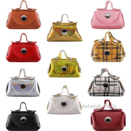 Dollhouse Mini Fashion Hand Luggage Bag Childrens Toys Model for BJD Doll Clothes Decoration Accessories