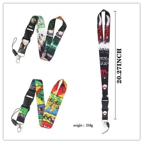 Fashion cartoon mobile phone lanyard, keychain sling, document neck strap, work sling, exhibition sling, camera sling