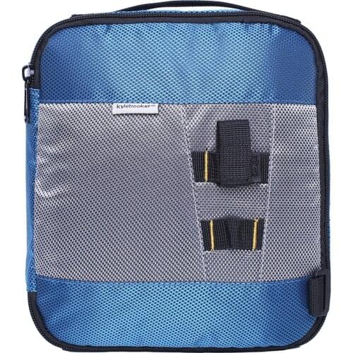 Soft Fishing Bait Binder Bag Fishing Sequin Lure Storage Wallet Tackle Box for Worms and Jigs