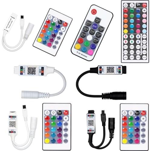 Led Controller LED IR RGB Controler LED Lights Controller IR Remote Dimmer DC12V For RGB 3528 5050 LED Strip