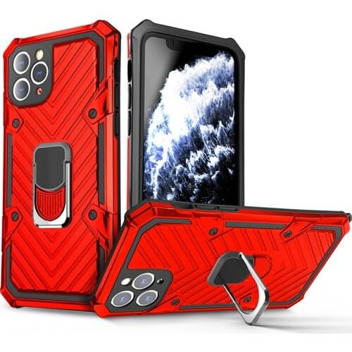Shockproof Armor Magnetic With Finger Ring Stand Phone Cases For iPhone 6S 7 8Plus 12 Mini XSMAX XR 11 PRO SE2020 Bracket Cover
