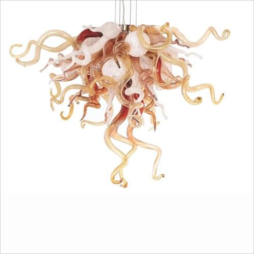 Home Decoration Multicolor Lightings Handmade Blown Glass Chandeliers and pendant lamps