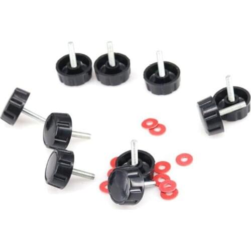 None 10pcs/set Universal Fishing Spinning Reel Handle Screw Cap Bearing Cover Accessory fishing tool