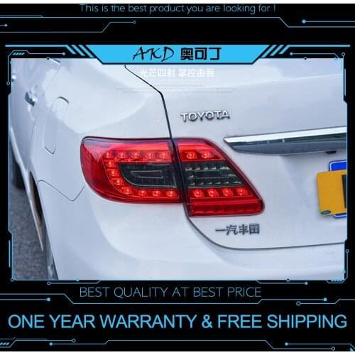 AKD Car Styling Taillights for Toyota Corolla 2011-2013 LED Tail Light DRL Tail Lamp Turn Signal Rear Reverse Brake