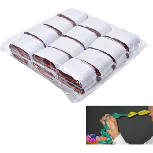 12 Coils/lot Multicolored Mouth Paper Magic Tricks Mouth Coils - Color - Paper magic prop magic toys 3.5cm * 2.2cm