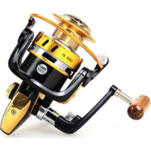 12BB Ball Bearing Saltwater Freshwater Fishing Spinning Reel Right & Left Exchangeable Spinning Reel 5.5:1 EF1000-7000