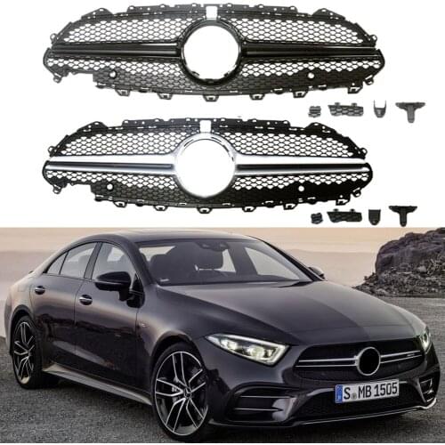 Car Front Racing Billet Bumper Grille Upper Facelift Gril Fit For Mercedes Benz W257 CLS Class 2019 2020