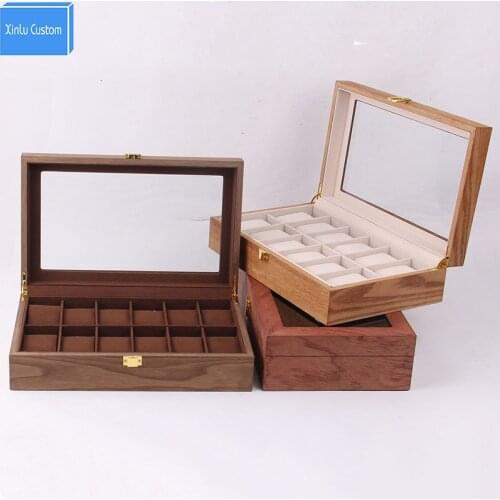 2020 New watches clock hour storage/display case wood Professional Holder Organizer for Clock Watches Jewelry Boxes Case Display