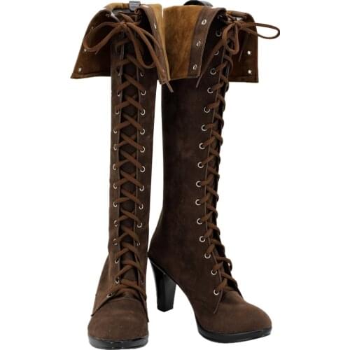 DMC 5 Lady Mary Cosplay Boots Halloween Custom Made Shoes