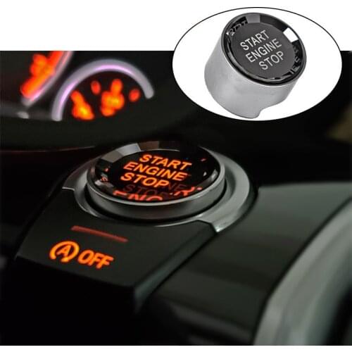 Crystal Style Car Start Stop Engine Switch Button Cover Trim For BMW F25 F26 G30 F20 F22 F30 F34 F10 F18 F32 F01 F02 F12 F15 F16
