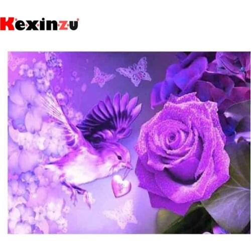 Kexinzu Full Square/Round 5D Diy Diamond Painting Cross Stitch "Cute Animal" Diamond 3D Embroidery Mosaic Home Decor Gift K103