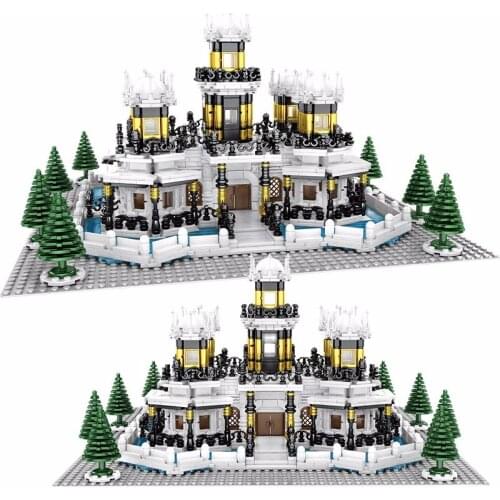 Classic Famous Construct Palace City Street View Building Blocks Creator Architecture House Figures Bricks DIY Toys for Children