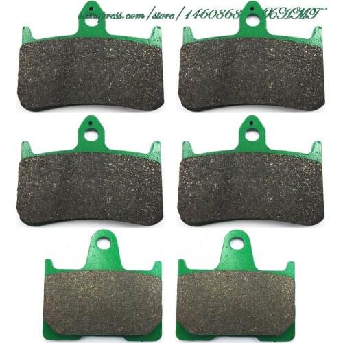 For HONDA 1300 CB X4 1997 - 2000 Disc Brake Pads Pill Front Rear 1999 1998