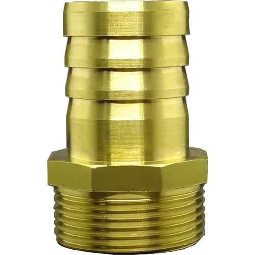 Copper outer wire pagoda mouth connector 4 6 points 1 1.2 1.5 2 inch water pump hose water pipe green port 1/2