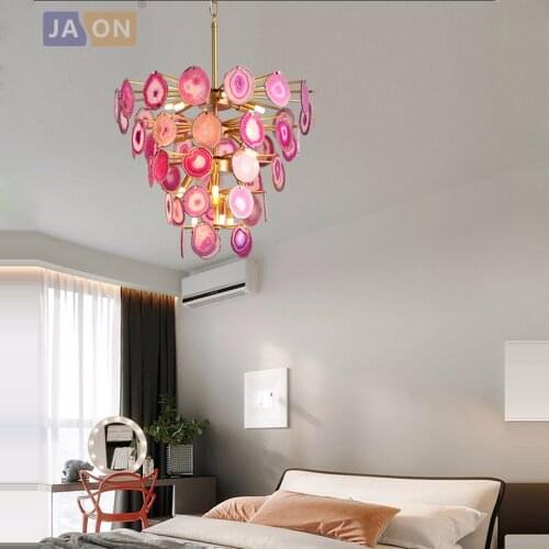 Led g9 Postmodern Iron Agate Designer LED Lamp LED Light.Pendant Lights.Pendant Lamp.Pendant light For Dinning Room Foyer Store