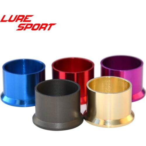 LURESPORT 5pcs Aluminum Space Ring of FUJI Reel Seat wind Check Fishing Rod Building Component Repair rod DIY Accessory