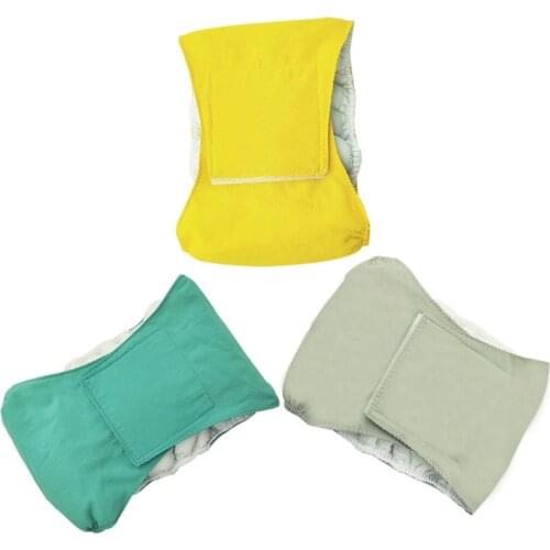 Washable Pet Dog Diapers Males Absorbent Adjustable Puppy Big dog Physiological Pants for Dogs Reusable Pets Dogs Panties Shorts