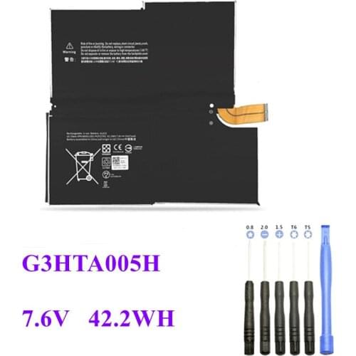 MS011301-PLP22T02 Laptop Battery For MICROSOFT SURFACE PRO 3 1631 G3HTA005H G3HTA009H 1577-9700 7.6V 42.2Wh