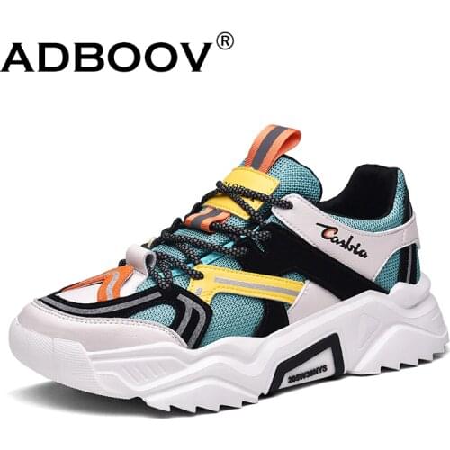 ADBOOV New Reflective Unisex Sneakers Breathable Fashion Sport Shoes Women Men Trainers