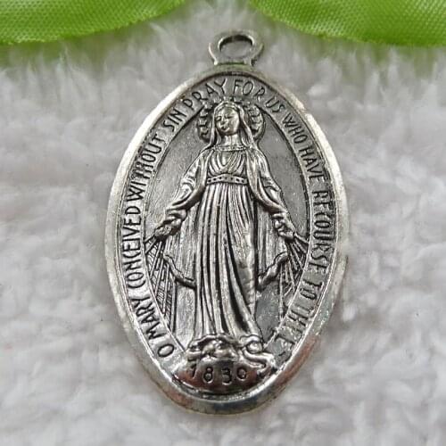 40 pieces antique silver goddess charms pendant 48x26mm #535