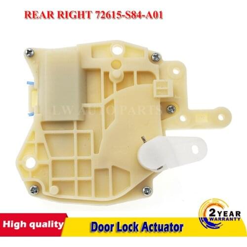 Door Lock Actuator rear Right Passenger Side for Honda For Civic Accord For Odyssey 72615S84A01 72615-S84-A01 Acura crv Insight