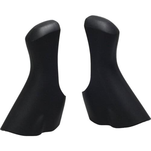 Handlebar Dual Control Lever Derailleur Levers Bracket Cover Fit For Shimano 4700 5800 6800 Brake Shift Lever Silica Gel-Black