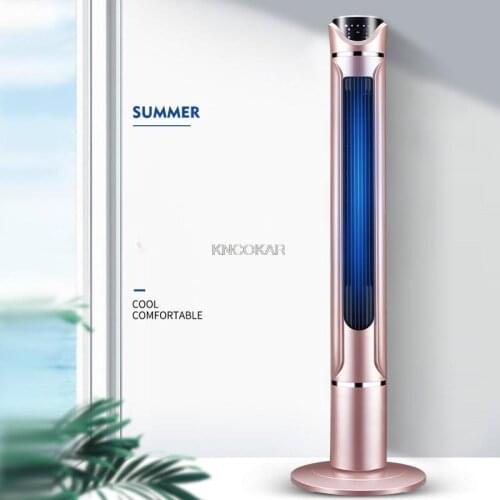 Tower Fan Leafless Electric Tower Floor Remote Control Household Vertical Air Conditioning Fan Quiet Timing Vertical Fan
