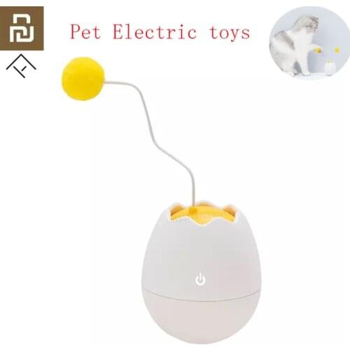 Youpin Furrytail Electronic Motion Cat Toy Smart Interactive Toys Pet Funny Companion Flutter Rotating Interactive Puzzle Toys