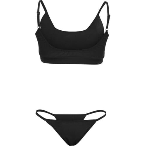 Women Underwear 2 Piece of Set New Fashion Sexy Female Bras and Panties 2019 Lingerie Solid Color Size S To 3XL Underclothes