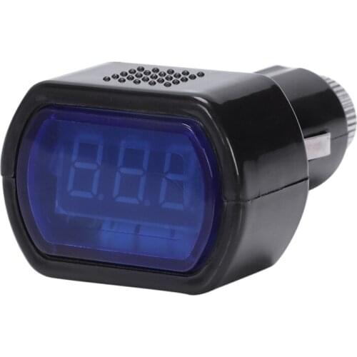 LCD Cigarette Lighter Voltage Digital Panel Meter Volt Voltmeter Monitor for Auto Car Truck