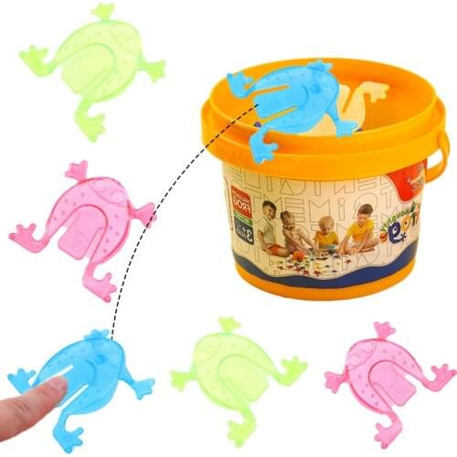 20Pcs/lot Jumping Frogs Colorful Funny Baby Toy Birthday Party Mini Toys Baby Shower Kids Finger Game Party Favors 4.5Cm