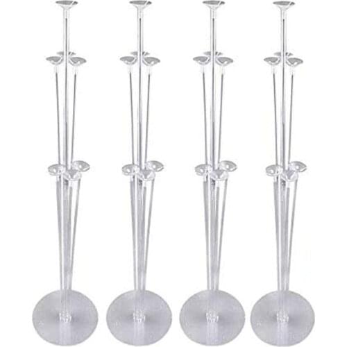 4pcs Balloon Table Float Stand Birthday Wedding Decoration Balloon Accessories Balloon Stand Balloon Stick Holder