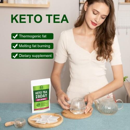 Minch Ketone Teabags Weight Loss Products Diet& Detox Teabags for Colon Cleanse and Flat Tummy Keto Herbal Teabags with MCT Oil