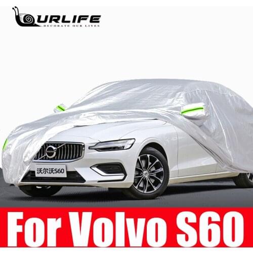 Full Car Cover Indoor Outdoor Sunscreen Heat Sun UV Protection Dustproof Anti-UV Oxford cloth For Volvo S60 2010-2021