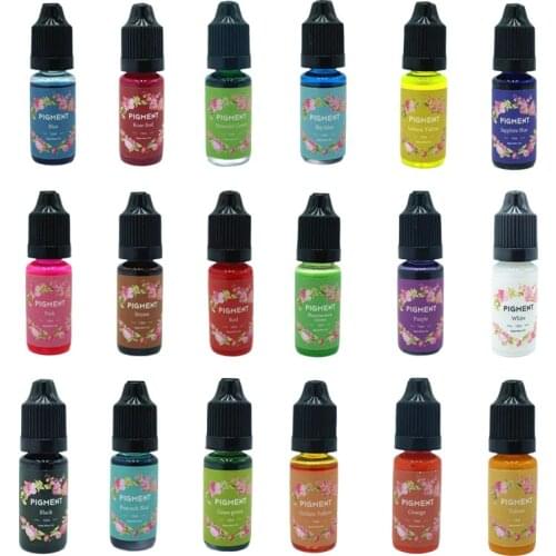 10ML Epoxy Resin Diffusion Pigment Epoxy Resin Pigment alcohol ink Liquid Colorant Dye Ink Diffusion Resin Jewelry Making