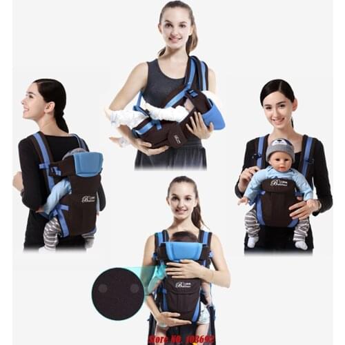 Ergonomic Baby Carrier 0-30 Months Breathable Front Facing 4 in 1 Infant Comfortable Sling Backpack Pouch Wrap Baby Kangaroo New