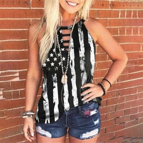 Sleeveless Print Crop Tops Sexy Women Clothes T Shirt Summer Casual O-neck Tank Top Plus Size Streewear Ladies Tee Shirts