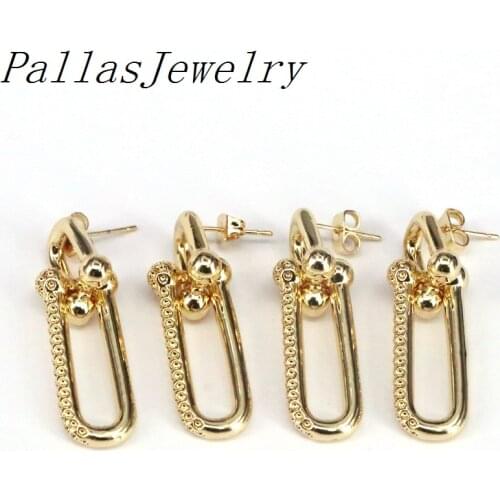 Linlidada Women's Gold Earrings
