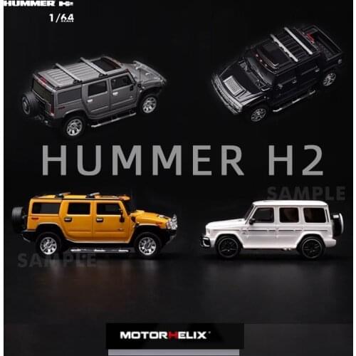 (Pre-order)MOTORHELIX 1:64 2008 Hummer H2 SUV/SUT Resin Model Car