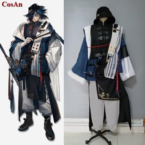 New Game Arknights Mr.Nothing Cosplay Costume Handsome Fashion Battle Uniform Activity Party Role Play Clothing Custom-Make Any