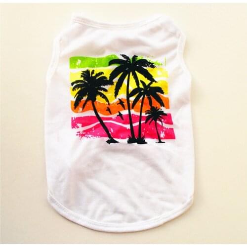 Dog Clothes Small Dogs XS-XXL Simple Puppy Dog Accessory Cat T-shirt Striped Pet Vest Sleeveless Solid Summer Clothes