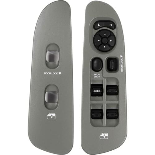 Master Power Window Switch and Bezel, Driver Passenger Window Switch Bezel for 2002-2010 Dodge Ram 1500/2500/3500