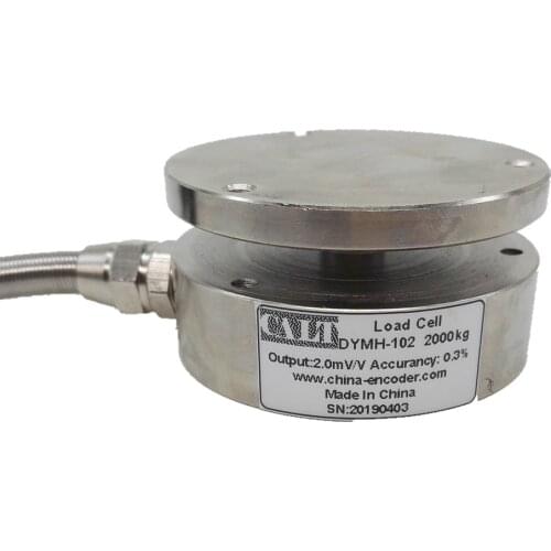 Popular Chinese 58mm Load Cell DYMH-102 Flat Box Type Load Sensor Impact Force Sensor Gravity Weighing Sensor 2T 5T 10T