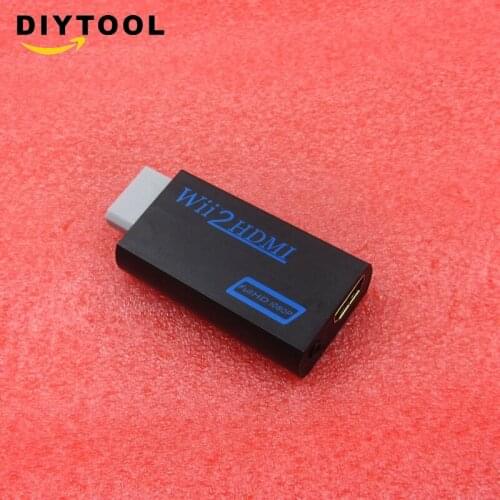 Full HD Wii to HDMI Wii 2 HDMI 1080P Video Converter Adaptor 3.5mm Audio Output