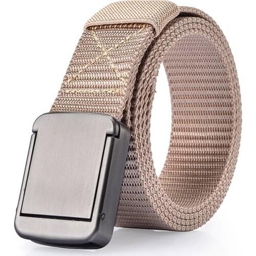 Unisex Outdoor Sports Tactical Multifunctional Canvas Belt for Men Female Luxury Male Jeans Army Buckle Nylon