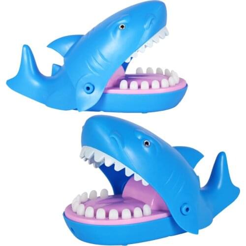 Cartoon Shark Shape Tricky Biting Finger Toy Parent-child Interactive Board Game