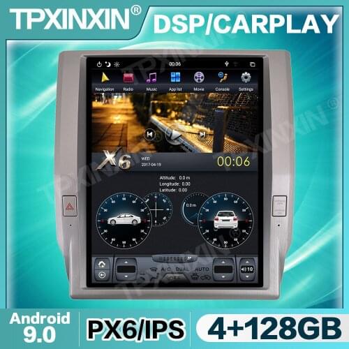 Tesla IPS Screen Android Car Radio For Toyota Tundra Sequoia 2014 - 2017 Multimedia Video Audio DVD Player Navigation GPS 2 din