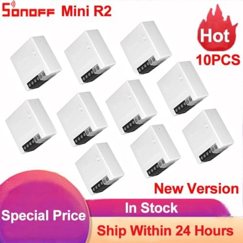 Sonoff Mini R2 Basic R2 R3 Wifi Smart Switch Smart Home Remote Control DIY Timer Wireless Switch Work with Alexa Google Home