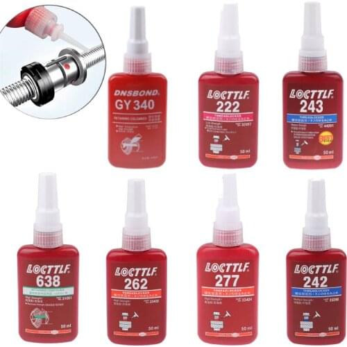 50ML Sealing Screw Glue Retainer Locking Adhesive Metal Screw Anaerobic Adhesive 638 243 Glue Locking Agent Anti-corrosion